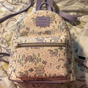 NWOT Alice in Wonderland Loungefly Mini Backpack Set